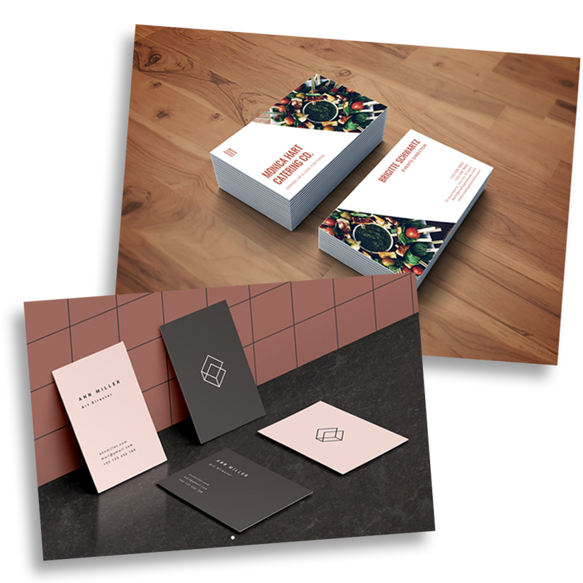 business cards, flyers, posters