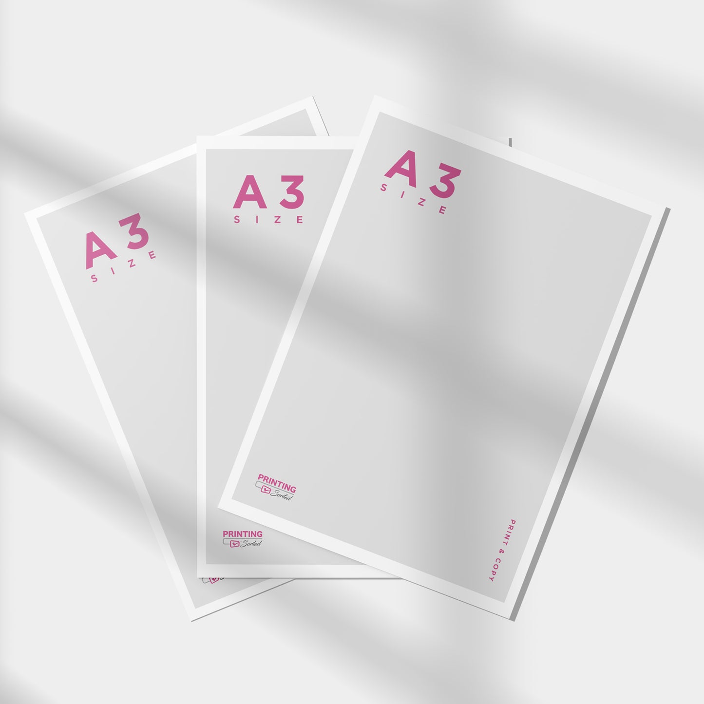 Stack of A3 size printer or copier paper with 'A3' and 'Rite' logos, indicating the brand or product line.