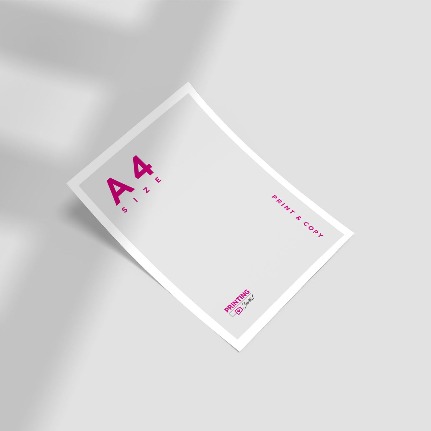 A4 print and copy services for high-quality, professional documents, perfect for business, marketing, and personal use.